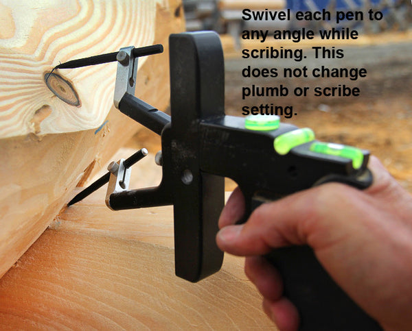 Pens swivel to any angles you need.